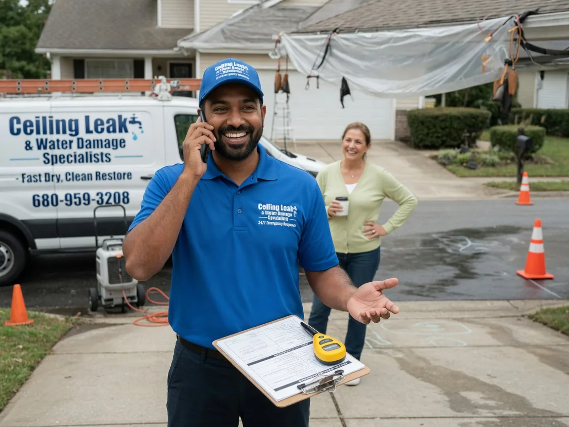 Ceiling Leak Cleanup Tenaha, TX FAQs